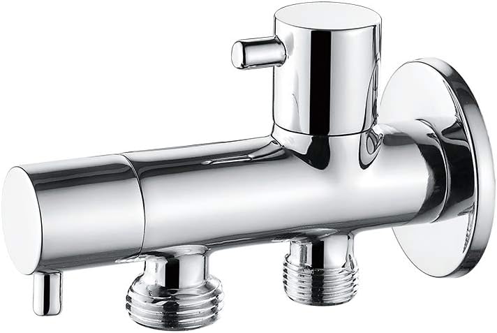 Two Outlet Angle Valve (1/2“, 3/8“), Chrome