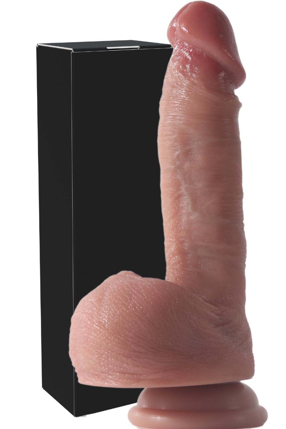 SAKASIYA Realistic 7" Dildo with Strong Suction Cup Sex Toy for Adult Women Men Anal G-Spot Stimulation Lifelike Soft Silicone Penis Sex Toys