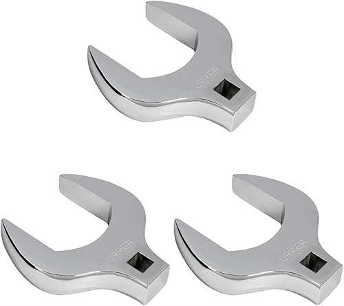 Miniatura 8 de URREA 4912 - Llave de pie de gallo de 38 pulgadas, llave de vaso de extremo abierto de 38 pulgadas con construcción forjada y acabado de