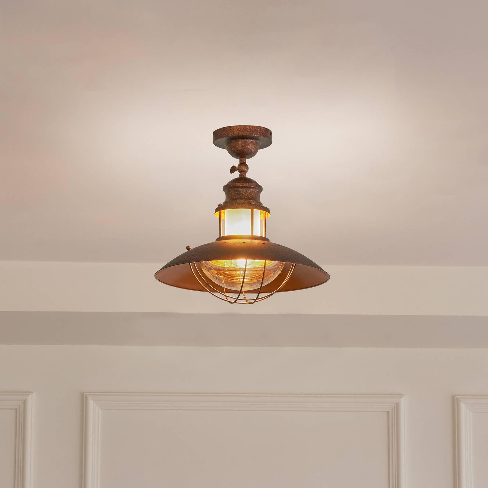 Lindby Plafoniera LED Dimmerabile Marrone – Design Moderno A Strati, 29W, Per Soggiorno O Camera - 3