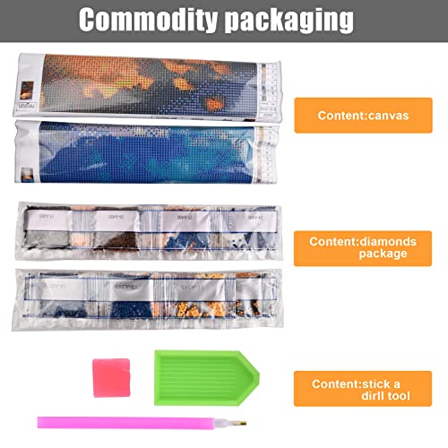 Laughhe 5D DIY Diamond Painting Kit Completo