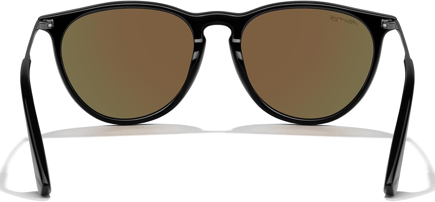 MERRY'S Vintage Polarized Sunglasses for Women Men Retro Round Mirrored Lens Sun glasses UV400 - Image 4