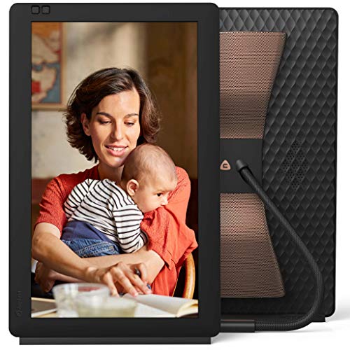 Nixplay Seed Wave 13.3 Inch WiFi Digital Picture Frame with Bluetooth Speakers, Share