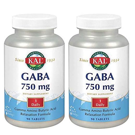 Solaray Kal - Gaba 750 Mg - 90 Comprimidos , 2 Pack