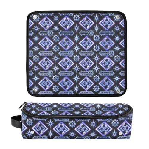 Bolsa de viaje para herramientas de cabello Hot Hair Tools con alfombrilla resistente al calor impermeable organizador para planchas, rizadores y secador portátil para mujeres miniatura 3
