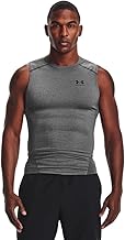 Under Armour Men's UA HG Armour Comp SL Tank Top Comfortable Breathable Sleeveless T-Shirt