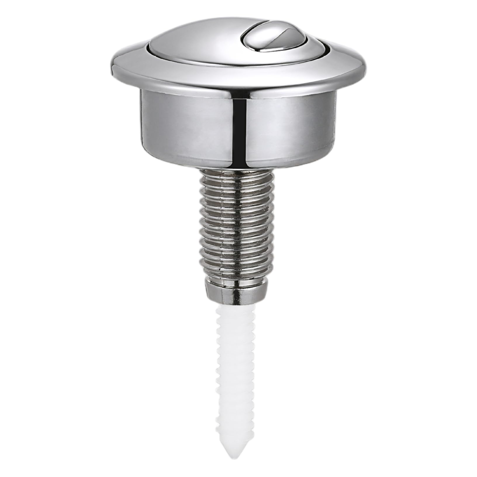 Dagllgew Silver Toilet Push Button, Abs Dual Flush Toilet Button, Ideal For Bathroom