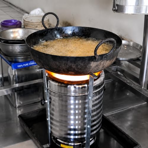 Image of PEPL Smokeless Biomass Gasification Cook Stove Chulha, BFEXXL Heavy Duty Commercial Model, 24-200 Person Capacity, Wood and Biomass Fuel Stove for Mass Cooking, Catering and Community Kitchens.
