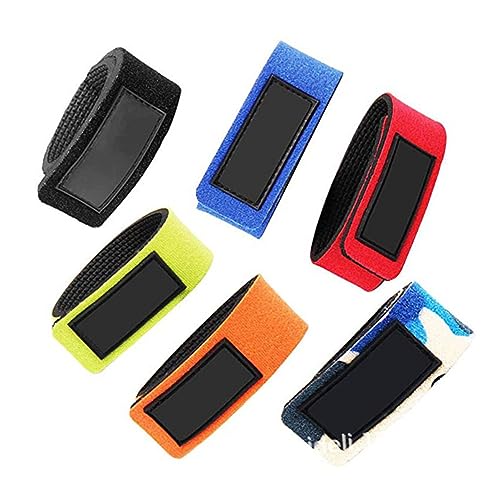 KOMBIUDA 8 Pcs Fishing Rod Tie Straps Elastic Bandages Rod Belts Ties Sleeves Fishing Pole Covers Anti-Slip Wrapping Bands