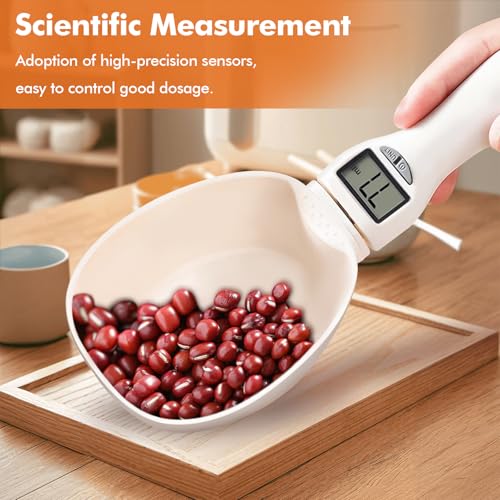 2pcs Digital Measuring Spoon Scale,Electronic Measuring Spoon 800g/0.1g High Precision with Screen,Adjustable Measuring Spoon for Cooking, Pet Food,Daily Meals - image 5