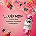 Liquid Remedy Kombucha Sugar Free Organic Drink, Low Calorie, Probiotic Like Tea for Gut Health - Mixed Berry - 8.5 Fl Oz Can, 24-Pack