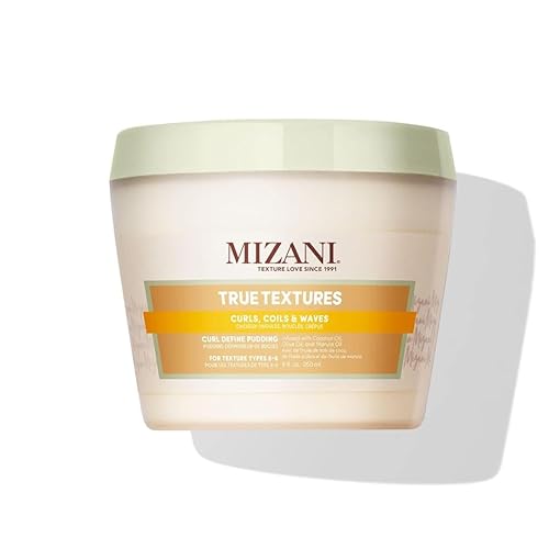 Mizani True Textures Curl Define Pudding | Hidratante y previene el encrespamiento | con aceite de coco | Sin parabenos | para cabello rizado | 8