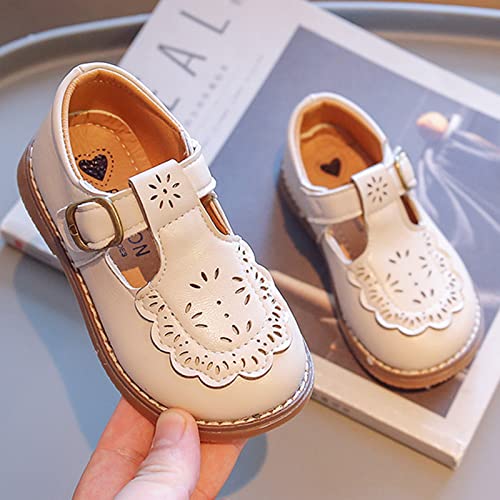 Toddler Girls Mary Jane School Shoes Flower Dress Shoes Uniform School Oxford Flats for Girl Party Wedding Shoes2