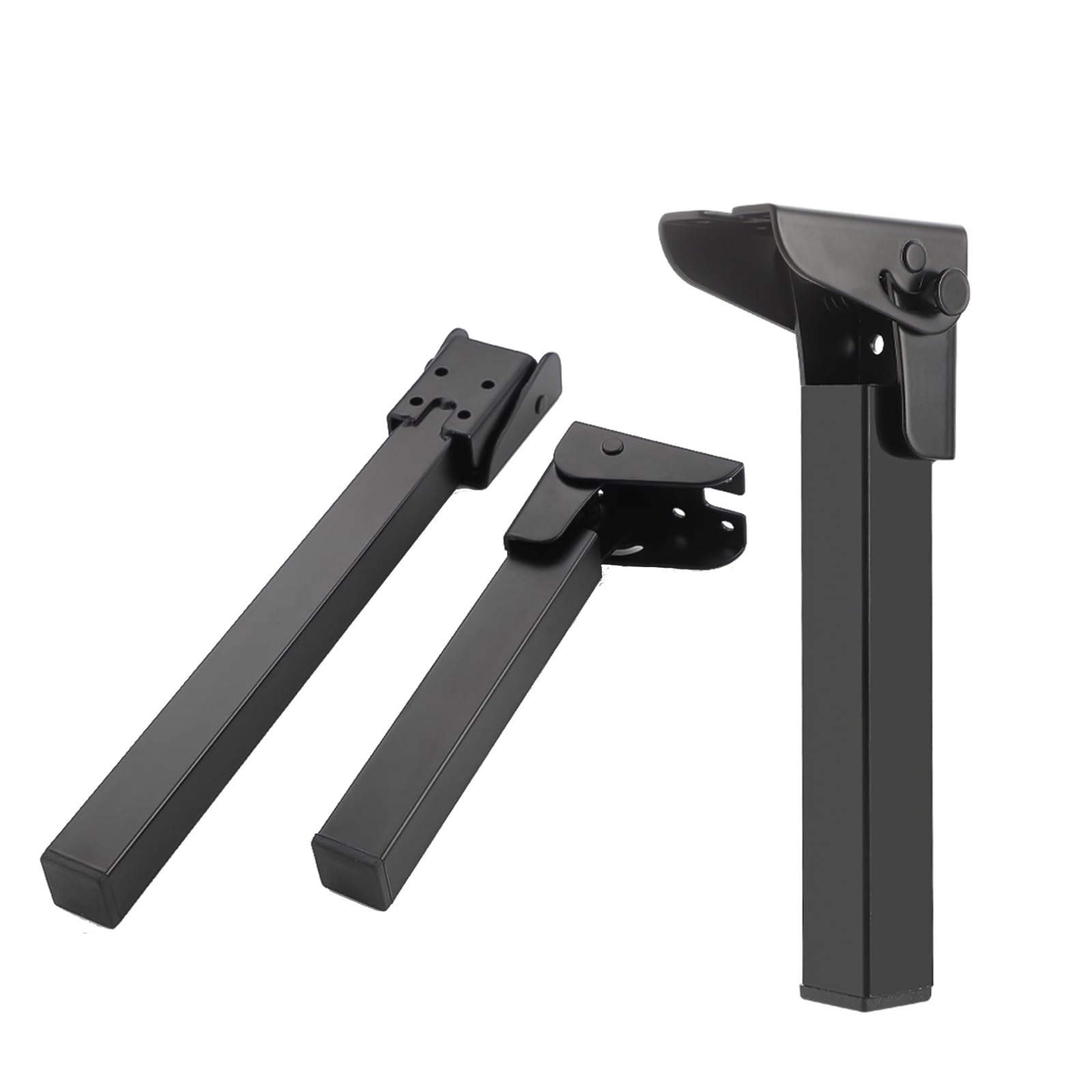 40cm/50cm/60cm Metal Folding Table Legs, Foldable Furniture Legs, Desk Legs Replacement Legs for Cabinet Sofa Bed, for Coffee Table, Dining Table Set of 4(250mm/9.8in)