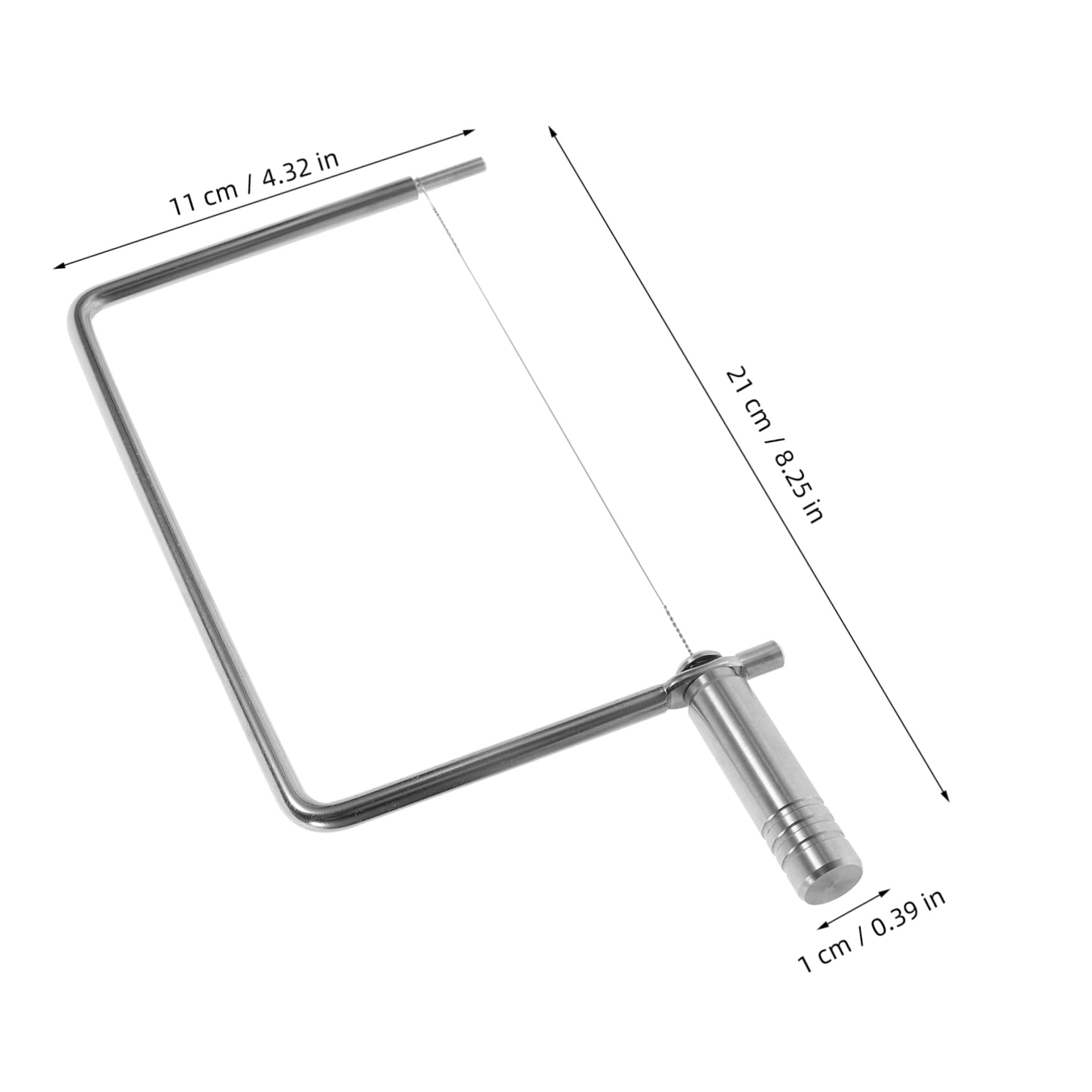 CONGARTENO Slicer Cheese Butter Cutter Butter Spreader Pastry Butter Truffle Grater Butter Cutting Tool Butter Wire Stainless Steel Silver