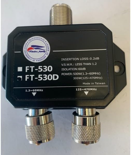 Harvest FT-530D (1.3~60MHz/125~470MHz) Antenna Duplexer