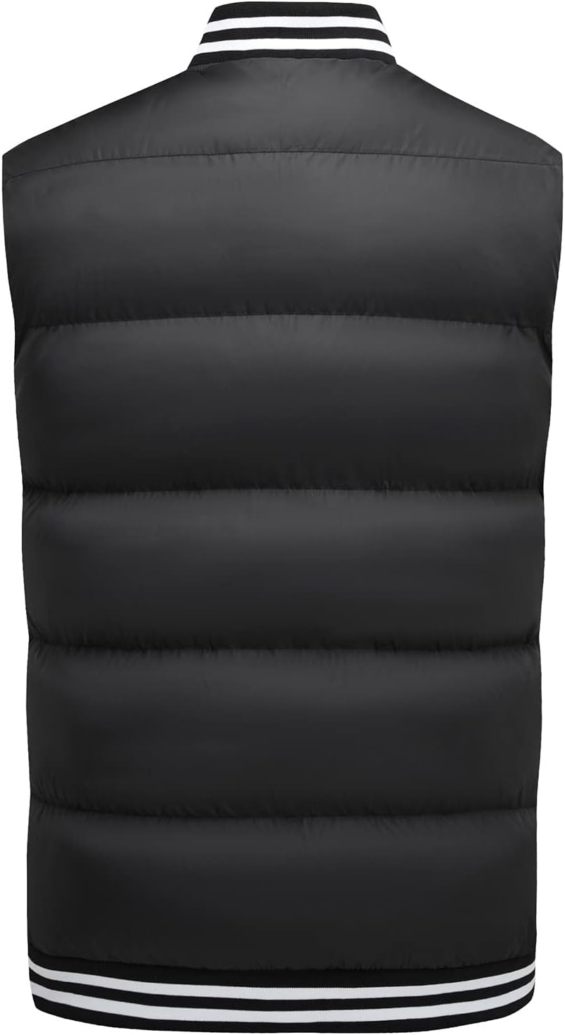 Heated Vest for Men Women Winter Warming Heated Bomber Puffer Vest Sleeveless Quilted Lightweight Heating Waistcoat