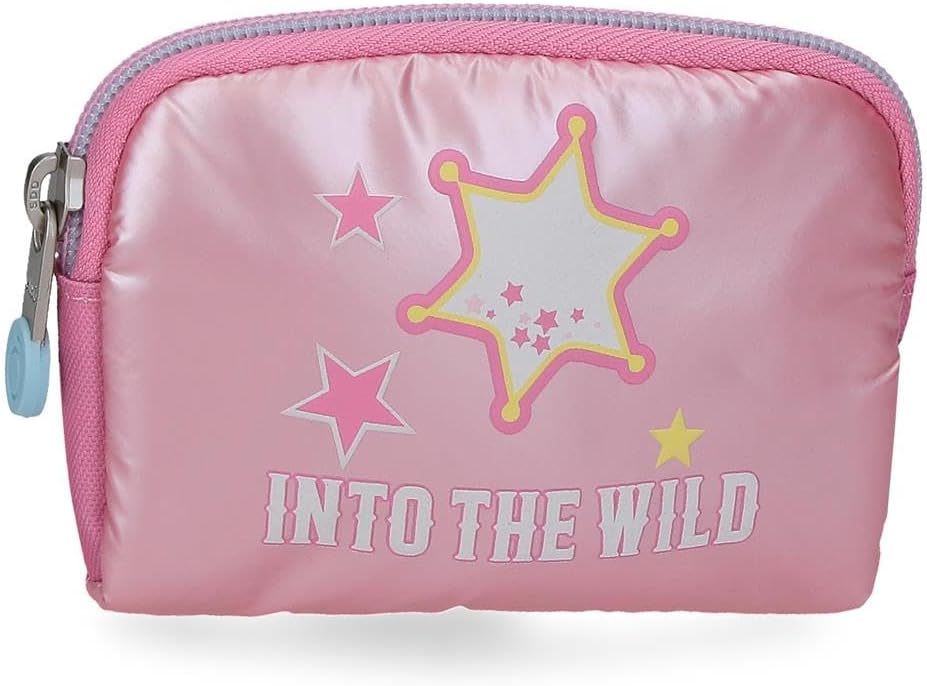 Enso Into The Wild Toiletry Bag and Shoulder Bags, Perfect for organizing, Multiple compartments, Pink, Pink, One Size, Coin purse