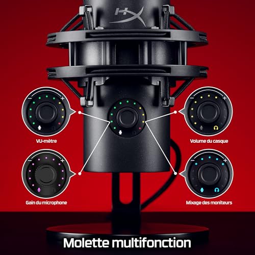 Microphone filaire HyperX Quadcast - vue 10