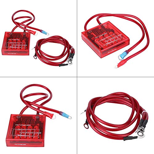 Keenso KEENSO26K1QDPHNU-02 Digital Electric Voltage Stabilizer Kit, 12V Saver Battery Car Vehicle Automotive Replacement Alternator Voltage Regulators thumb #3