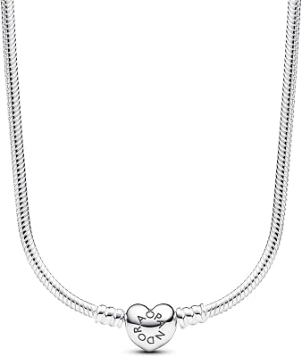 Pandora Moments Halsketten mit Schlangenkettenmuster, Sterlingsilber
