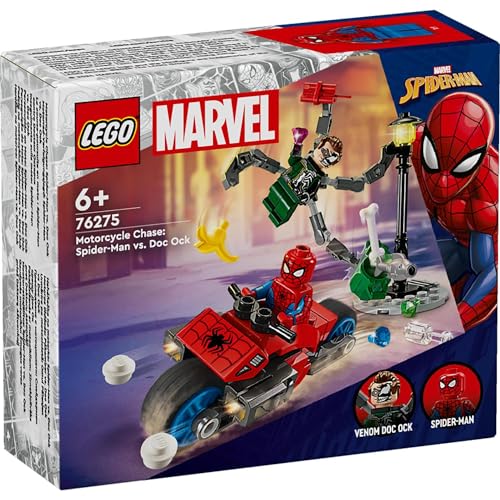 【みさみさ】poppinAladdinＸ2plus LEGO Super Heroes Spider-Man and Doctor Octopus Bike Chase