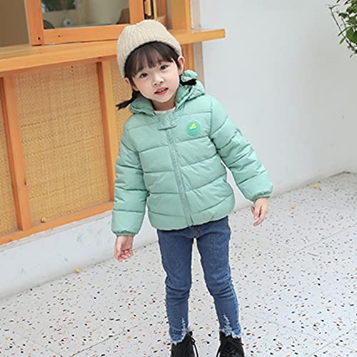 Girls and Toddlers' Lightweight Water-𝐑esistant Hooded Puffer Jacket Cute 𝐁ear Ears Zip up Jacket Outwear Boys Zip up2