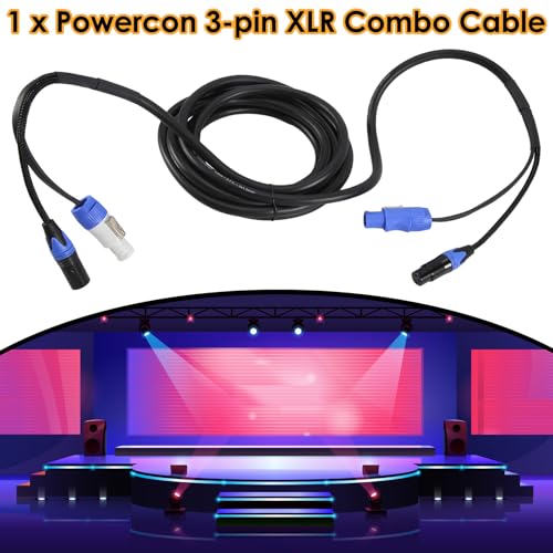 Câble PowerCon dmx512 5m combo pour liaison écran LED de scène - 4