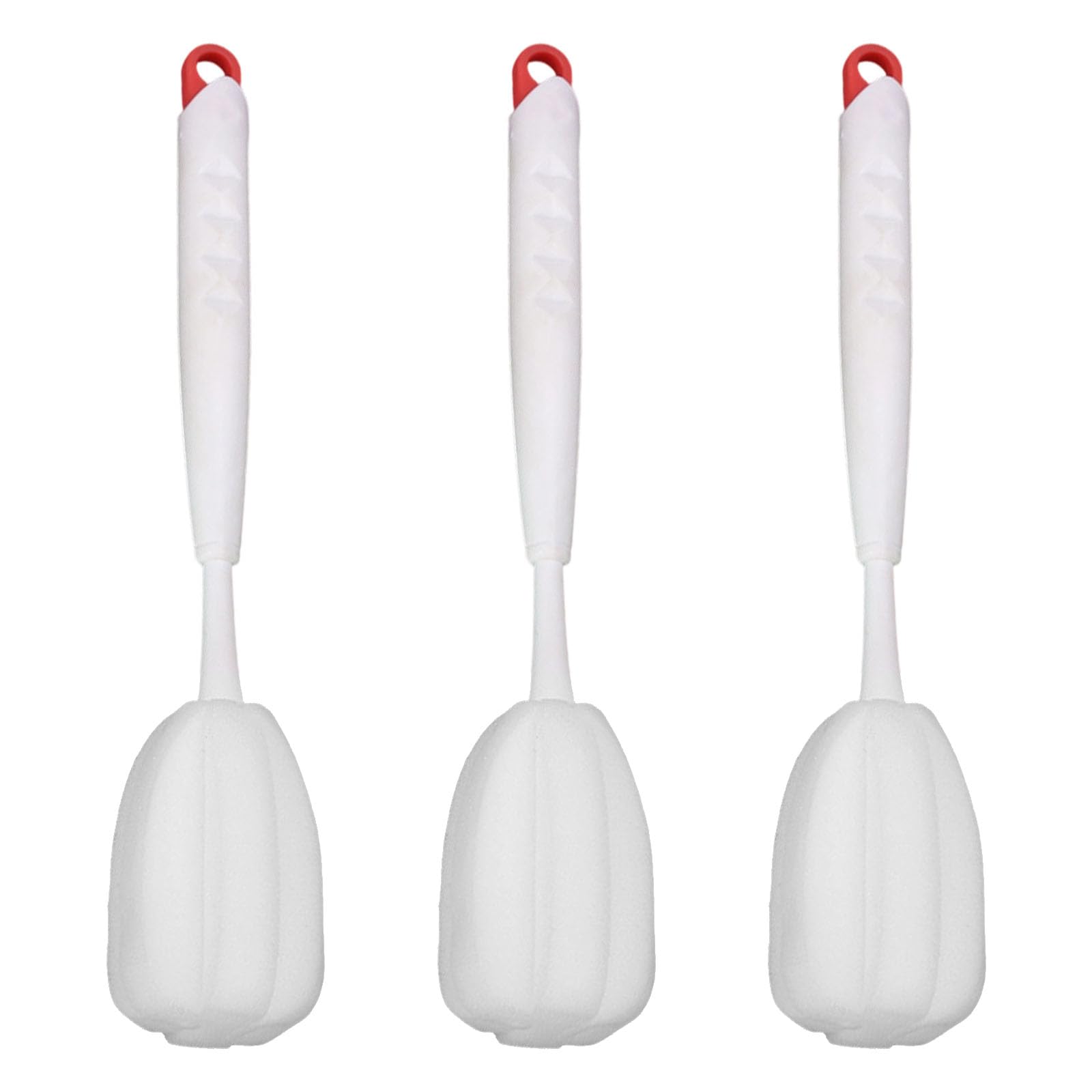 MultiPurpose Sponge Scrubber Brush with Long Handle Straw Cleaner Perfect for Household Kitchen Milk Bottle Use Bottle Brush for Milk