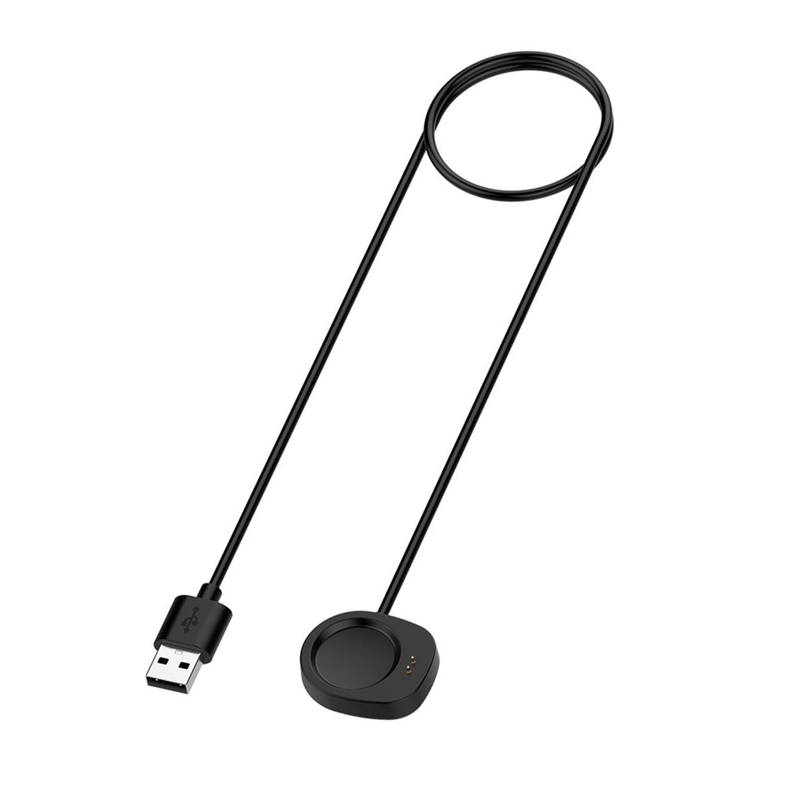 Fit for Amazfit Helio Strap Balance 2 T-Rex 3 Watch USB Charge Cradle Cable Stable Performance Magnetic Charging Design, Easy to Use for Fitness Tracker Wristband (A2445) 3.3ft Black