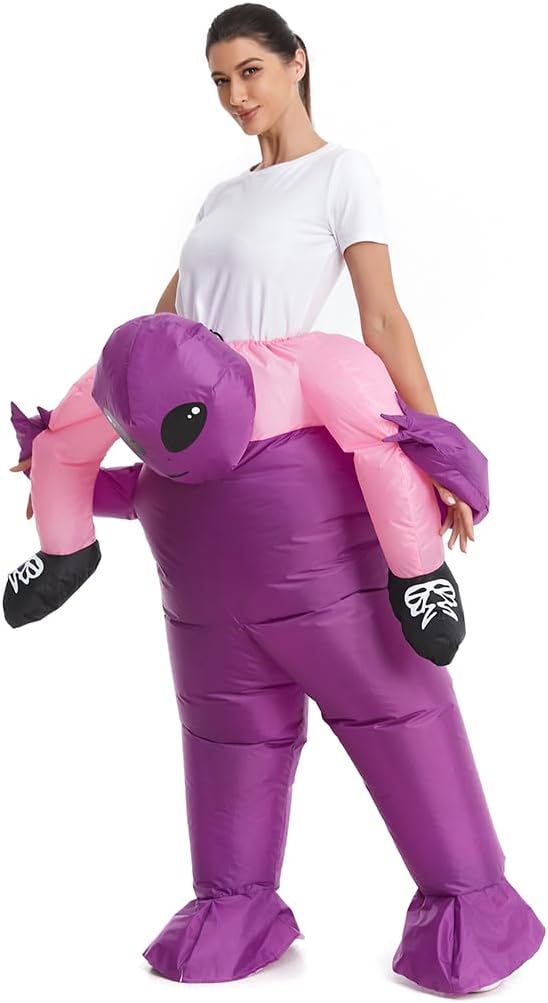 HSCTEK Inflatable Adult Ride On Alien Costume - Image 3