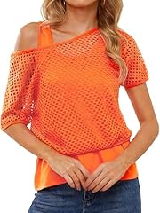 Fishnet Two Pieces--orange
