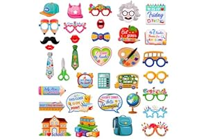 Back to School Photo Booth Props for Kids - Capture Memorable School Moments!