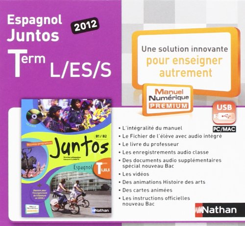 Juntos Terminale 2012 manuel numérique Clé USB tarif non adoptant