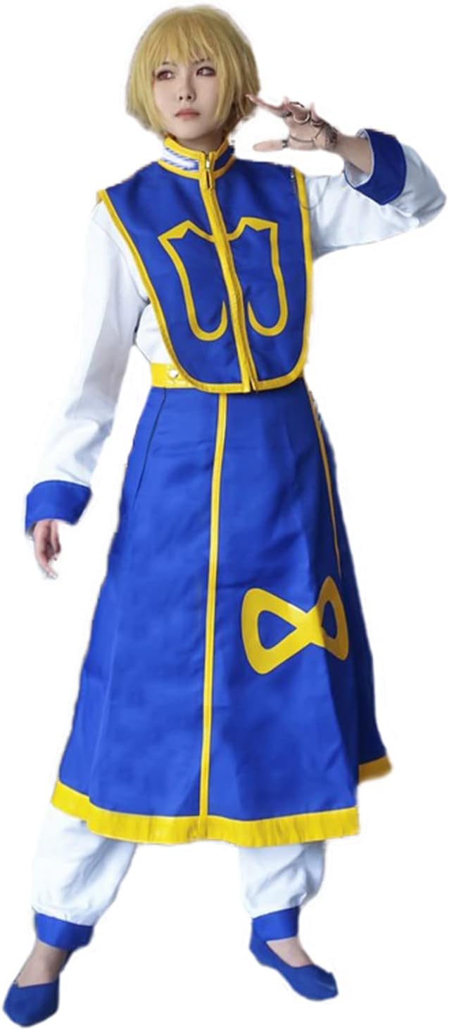 Blue and Yellow Cosplay Costume Halloween Outfit