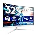 Philips Evnia 32M2C5501-32 Zoll Quad HD Curved Gaming Monitor, 180 Hz, 1 ms, FreeSync Premium, HDR10, Ambiglow (2560x1440, 2X HDMI 2.0, 1x DisplayPort 1.4) Weiss