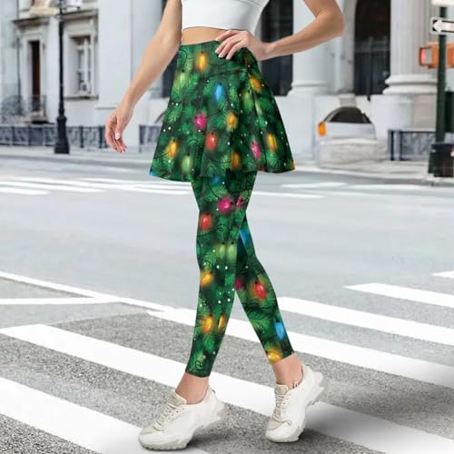 Athletics Skirts with Leggings Pickleball Pants for Women Skirted Leggings with Pockets Athletic Skirts Leggings3