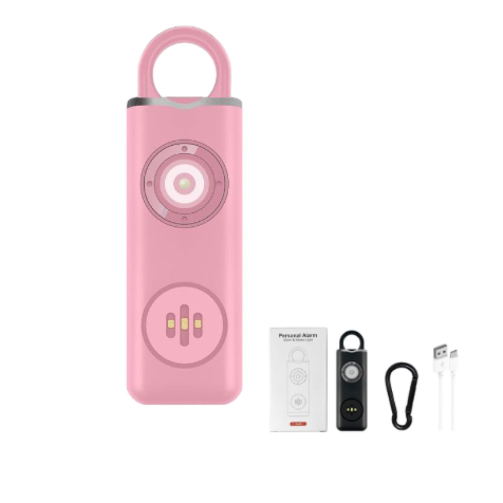 Version Améliorée Vigipulse Alarme De Poche 2026,personnelle Anti Agression | Signal 135 Décibels, Lumière LED Stroboscopique, Format Compact, Transport Facile, Dissuasion Efficace, Usage Quotidien