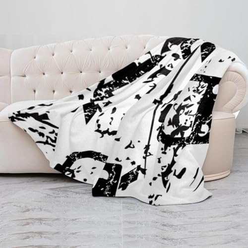 Couverture douce en microfibre contre le froid lit canapé - 5