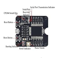 iHaospace ESP32 Test Board Small Batch Burn Fixture For ESP-WROOM-32 Module Firmware Downloader Flash Download Tool Development Board – Ansicht 2