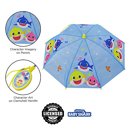 Nickelodeon Boys Umbrella And Poncho Raincoat Set, Baby Shark Boys Rain Wear For Toddler 2-3 #TOP2