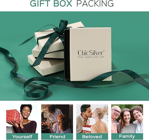 ChicSilver 925 Sterling Silver Stud Earrings Hypoallergenic Baseball/Soccer Earrings Gifts for Women Men Player Fan - Image 7