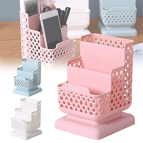 Rangement cosmétiques et stylos bleu multifonction avec tri compartimenté