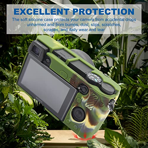 Funda de silicona Easy Hood para Sony Alpha A6100 A6300 A6400 miniatura 3