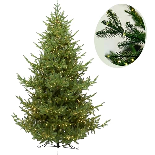 IGOOD Premium Künstlicher Weihnachtsbaum 180cm mit Beleuchtung 1000...