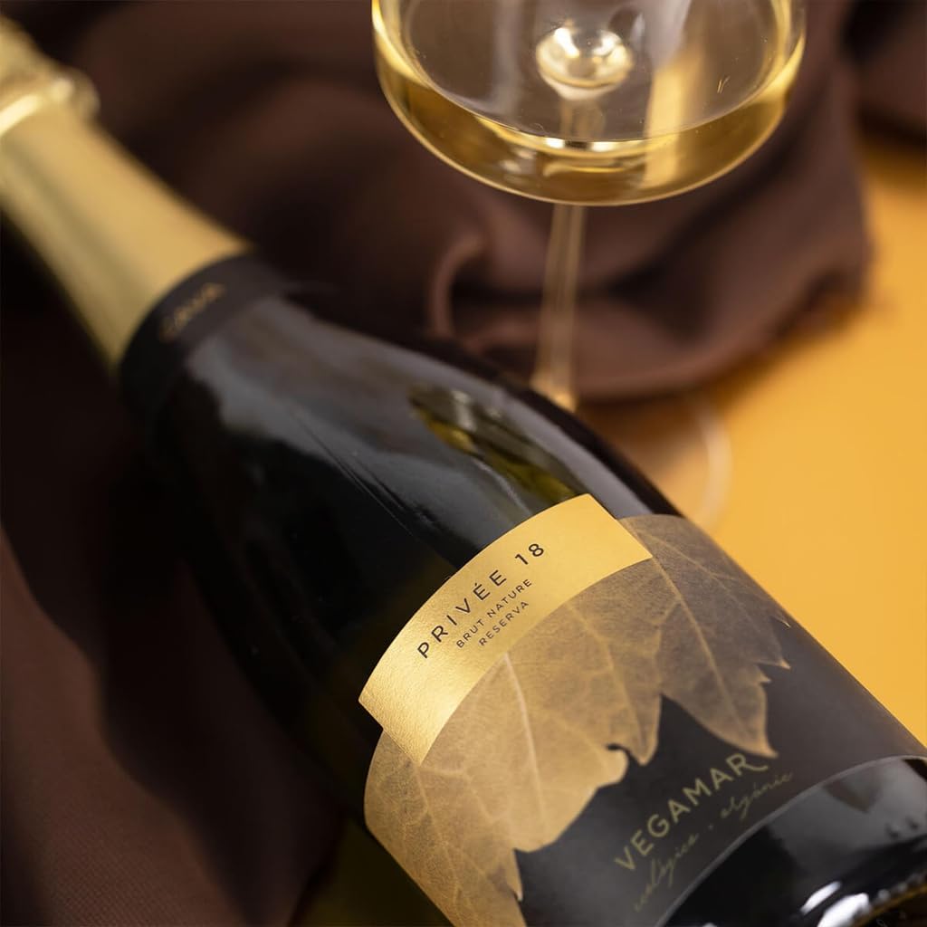 Vegamar Lote Gourmet Navidad en Caja Regalo – 3 Vinos (Tinto Reserva, Blanco Huella Merseguera, Cava Brut Nature) + Aceitunas, Alcachofas, Piparras, Mejillones y Zamburiñas