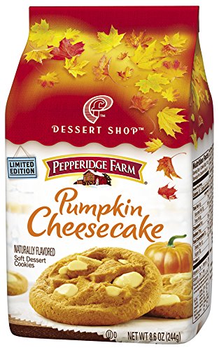 Pepperidge Farm Soft Baked Cookies Dessert Shop Pumpkin Cheesecake Cookie,