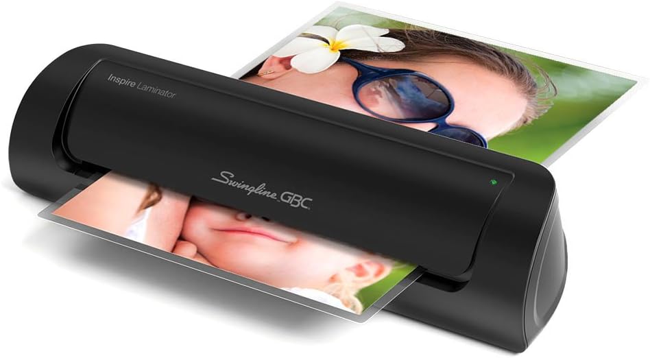 GBCThermal Laminator Machine, Inspire, 9 Inch, 7 Min Warm-up, 3 Mil to Legal Size, 5 Mil up to 4" x 6" (1701855)