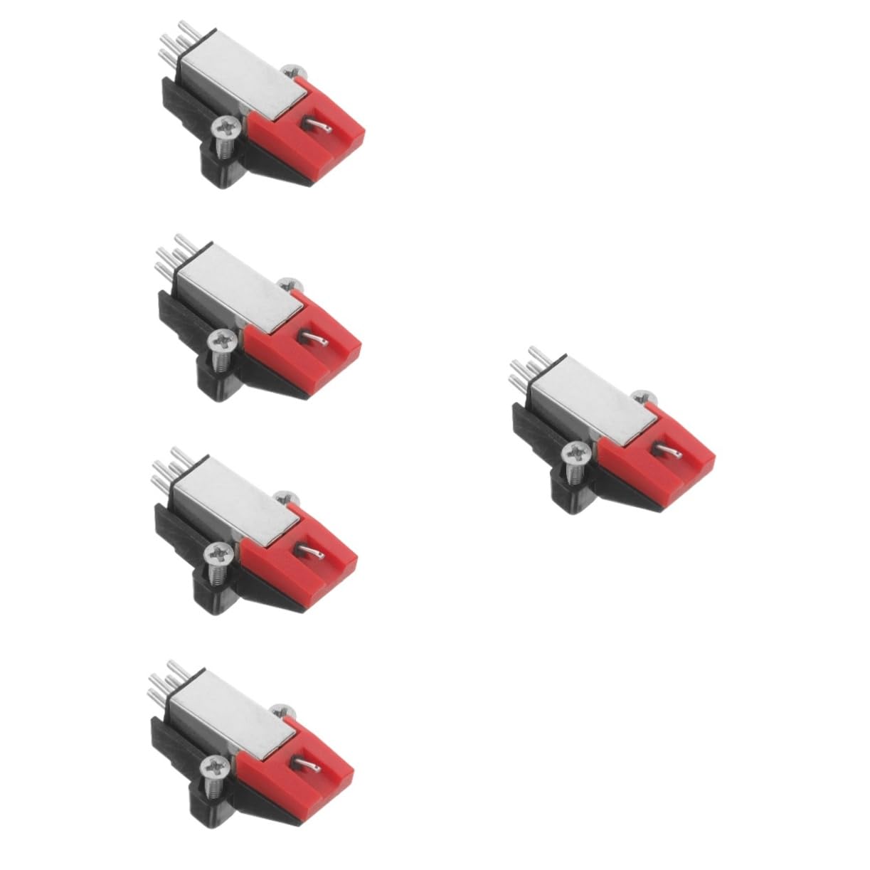 Toyvian 5Szt igła fonograficzna Wkładka gramofonowa rysik obrotnica Akcesoria wymiana igły plastikowa igła gramofonowa zastąpić Głowica magnetyczna śpiewająca głowa (pickup)