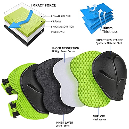 Gudook Knee Pads For Kids : Knee And Elbow Pads Wrist Guards 3 In 1 Kids Protective Gear Set For Skateboarding Bmx Inline Roller Skating Cycling Bike Rollerblading Scooter Riding Sports Kids Knee Pads #TOP5